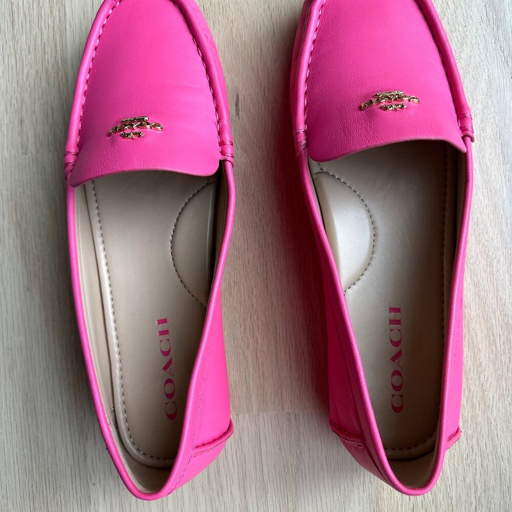 Coach Marley Leather Drive Pink